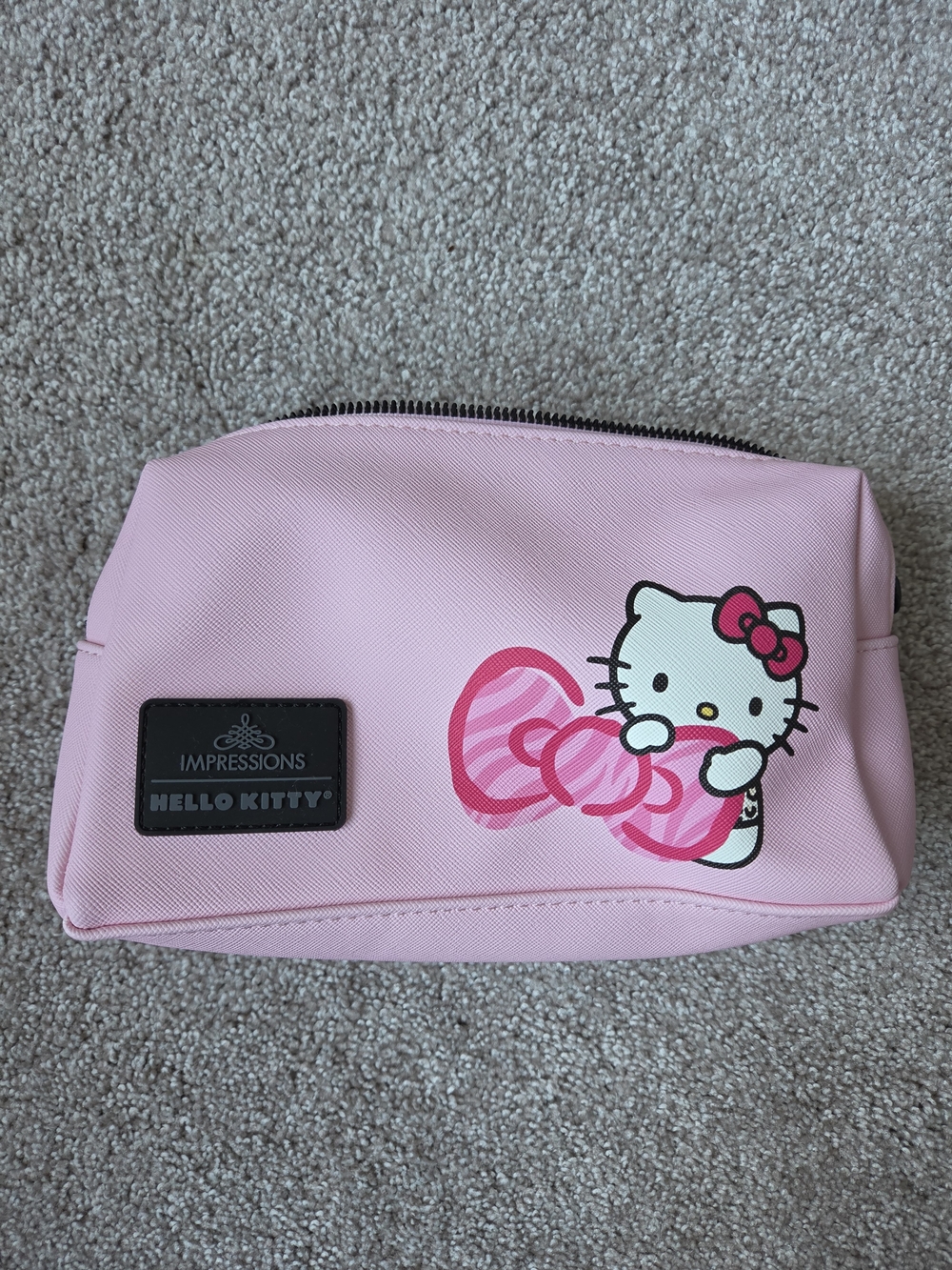 Impressions Hello Kitty Pink Cosmetic Pouch